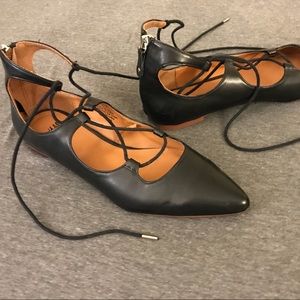 H&M Black Strappy Flats